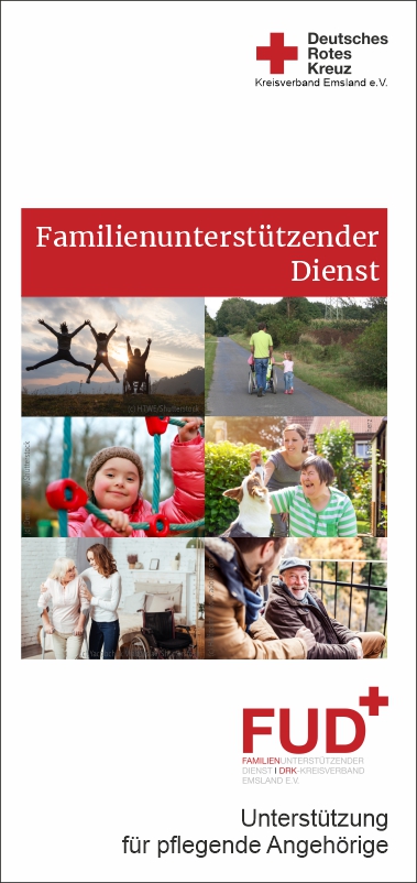 Titelseite Faltblatt Familienunterstützender Dienst