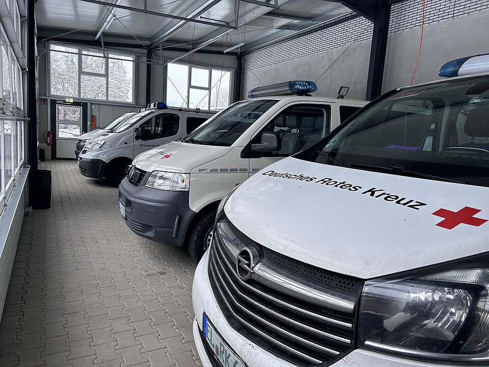 Neue Fahrzeughalle DRK-Ortsverein Meppen